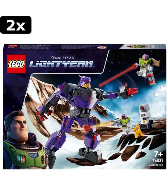 2x LEGO Disney Lightyear Zurg Battle