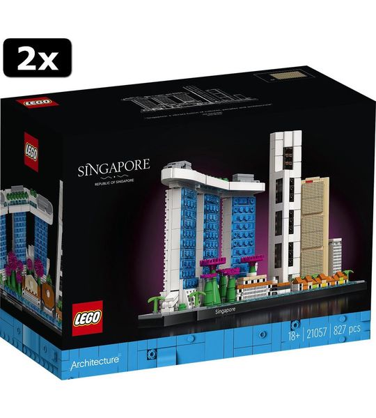 2x LEGO Architecture Singapore