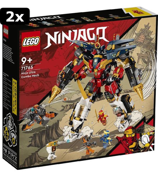 2x LEGO Ninjago Ninja ultra-combomecha