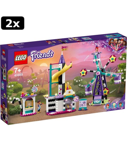 2x LEGO Friends Magisch reuzenrad en glijbaan