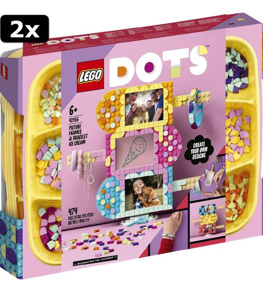 2x LEGO Friends IJsjes fotolijstjes  AND  armband