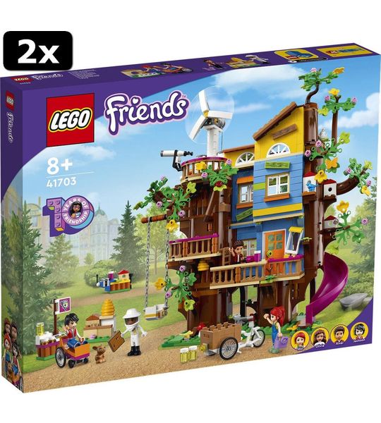 2x LEGO Friends Vriendschapsboomhut