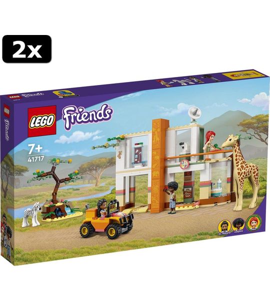 2x LEGO Friends Mia’s wilde dieren bescherming