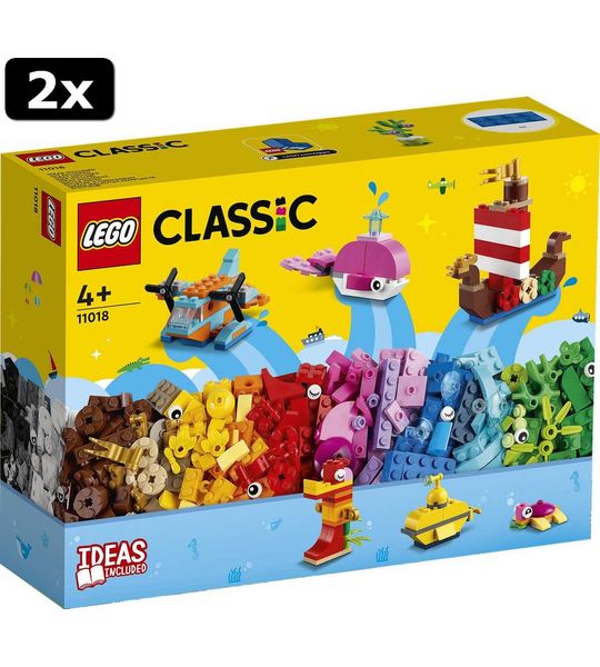 2x LEGO Classic Creatief zeeplezier