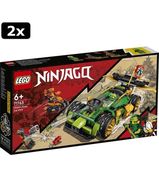 2x LEGO Ninjago Lloyd AND apos;s racewagen
