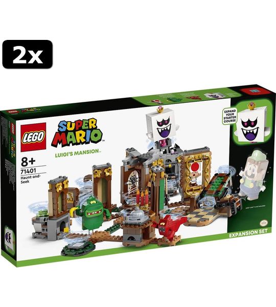 2x LEGO Super Mario Uitbreidingsset: Verstoppertje in Luigi’s M