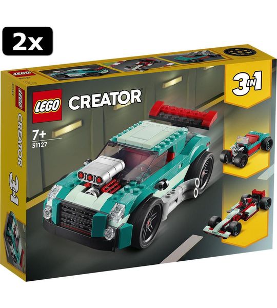 2x LEGO Creator Straatracer
