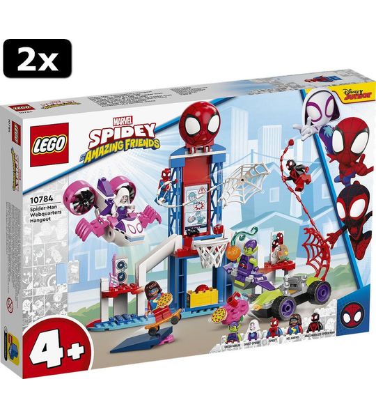 2x LEGO Super Heroes Spider-Man Webuitvalsbasis ontmoeting