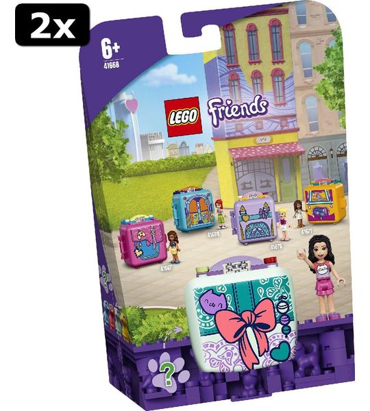 2x LEGO Friends Emma AND apos;s modekubus