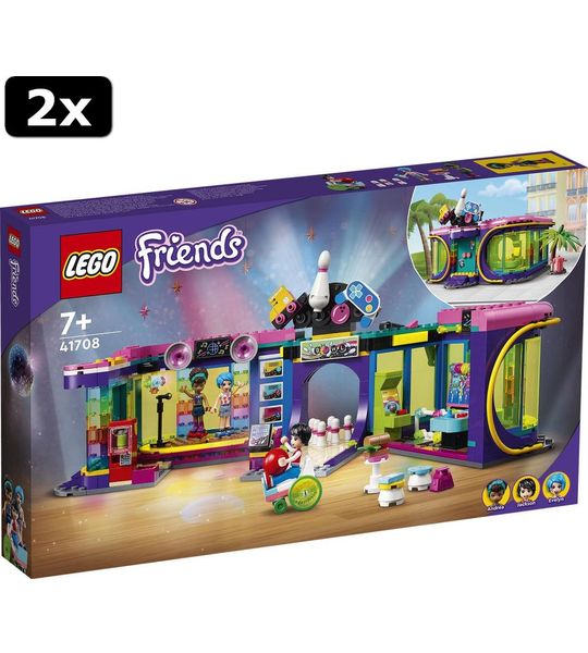 2x LEGO Friends Rolschaatsdisco speelhal