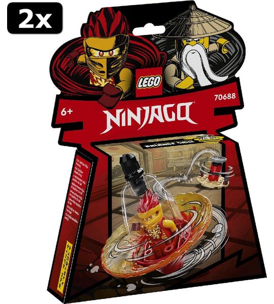 2x LEGO Ninjago Kai AND apos;s Spinjitzu ninjatraining