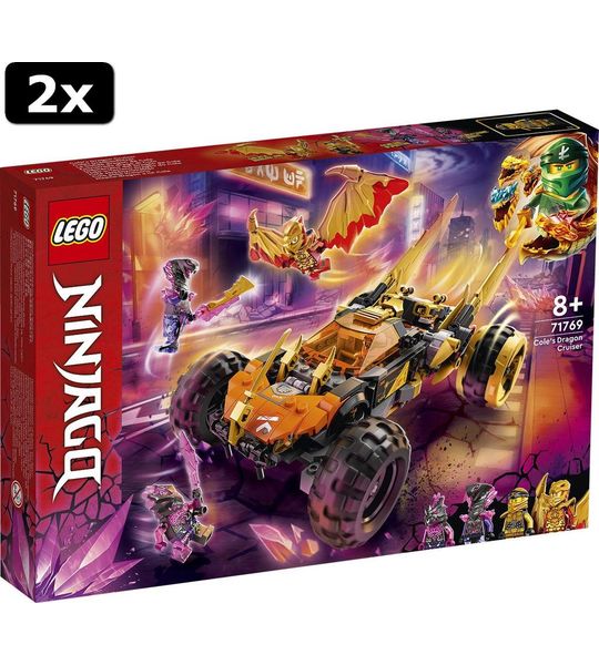 2x LEGO Ninjago Cole AND apos;s drakenwagen