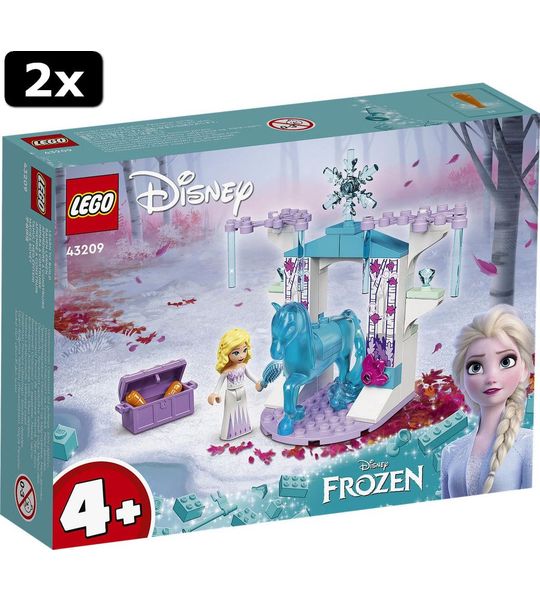 2x LEGO Disney Princess Elsa en de Nokk ijsstal