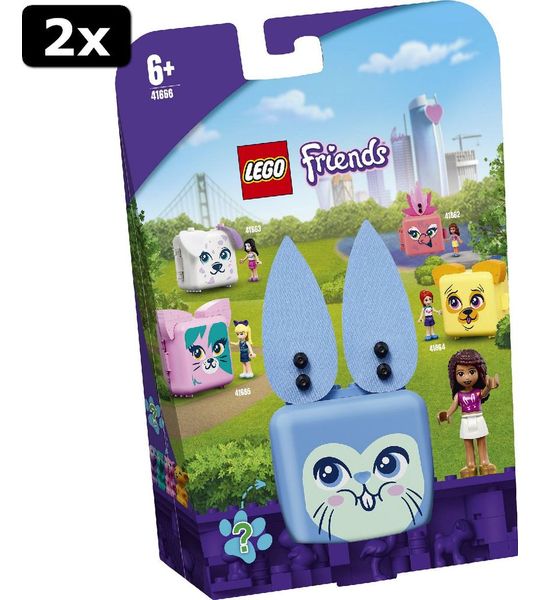 2x LEGO Friends Andrea AND apos;s konijnenkubus