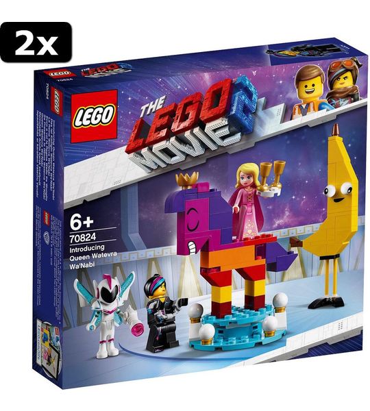 2x LEGO MOVIE 2 Maak kennis met koningin Watevra Wa AND apos;Nabi