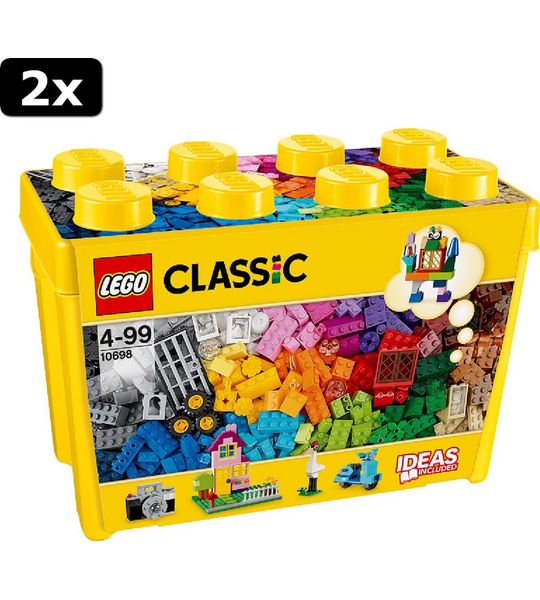 2x LEGO Classic Creatieve grote opbergdoos