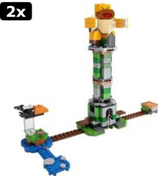 2x LEGO Super Mario Uitbreidingsset Eindbaasgevecht op de Sumo Bro-Toren - 71388