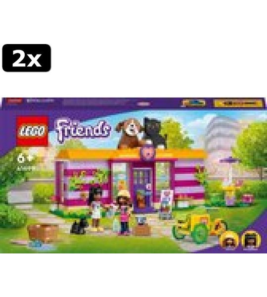 2x LEGO Friends Huisdierenadoptie Caf√© - 41699