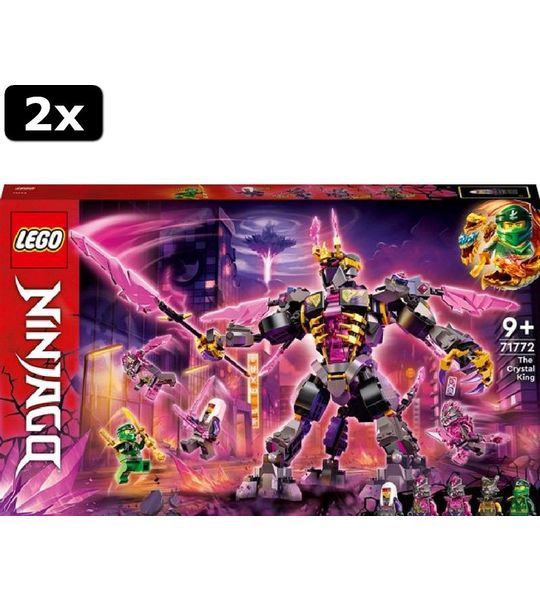2x LEGO NINJAGO De Kristalkoning - 71772