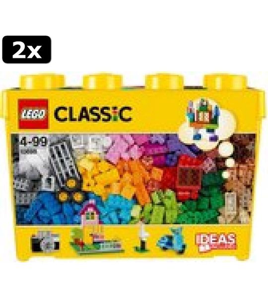2x LEGO Classic Creatieve Grote Opbergdoos - 10698