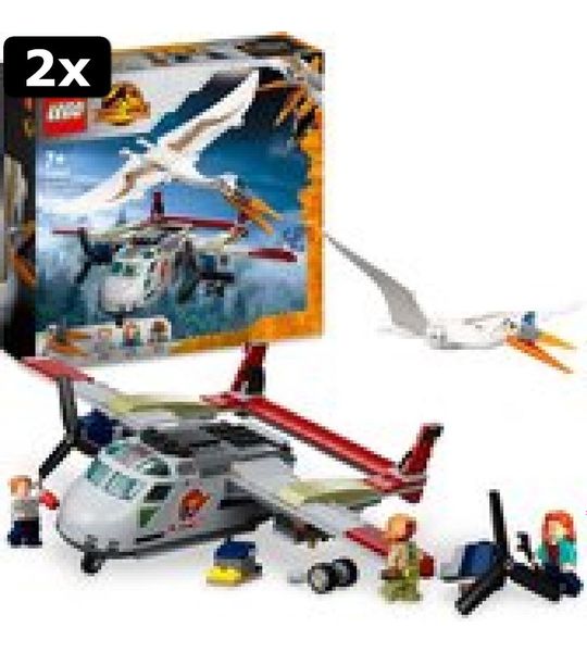 2x LEGO Jurassic World Quetzalcoatlus Vliegtuighinderlaag - 76947