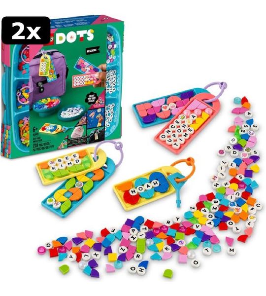 2x LEGO DOTS Taslabels Megapack Berichten- 41949