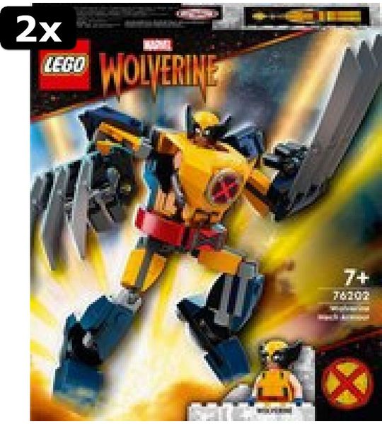 2x LEGO Marvel Wolverine Mechapantser - 76202