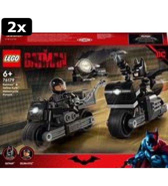 2x LEGO DC Batman Selina Kyle Motorachtervolging - 76179
