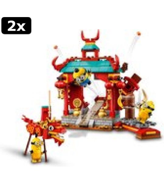 2x LEGO Minions Kungfugevecht - 75550