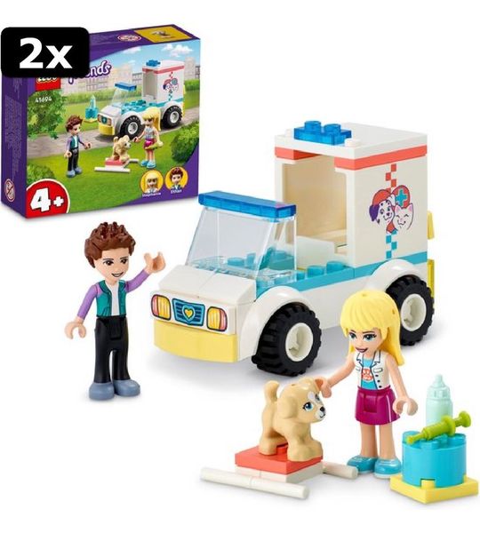 2x LEGO Friends Dierenambulance - 41694