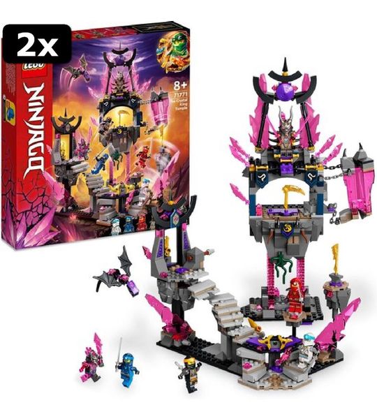 2x LEGO NINJAGO Tempel van de Kristalkoning - 71771