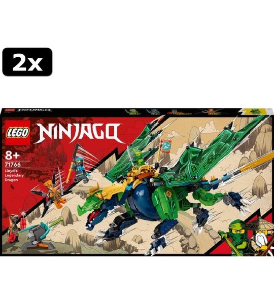 2x LEGO NINJAGO Lloyd's Legendarische Draak - 71766