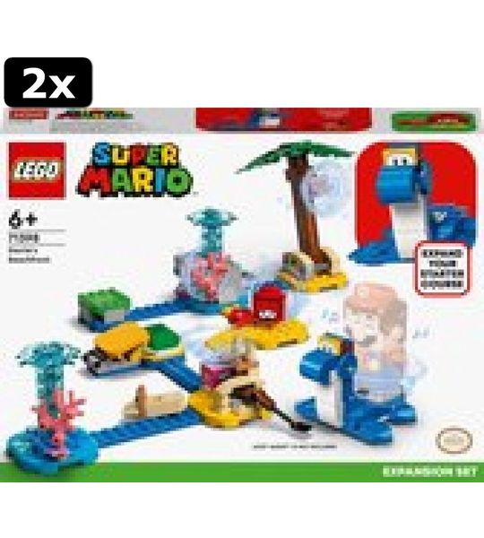 2x LEGO Super Mario Uitbreidingsset Dorries strandboulevard - 71398
