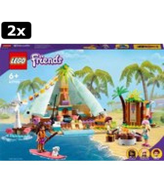 2x LEGO Friends Strand Glamping - 41700