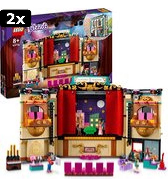 2x LEGO Friends Andrea‚Äôs theaterschool - 41714