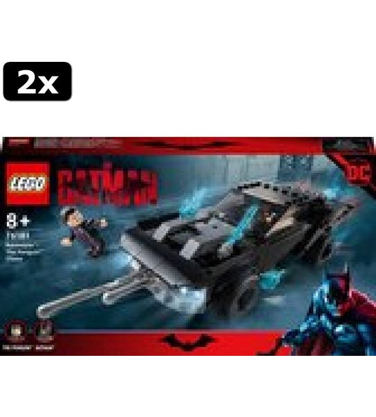 2x LEGO DC Batman Batmobile The Penguin Achtervolging - 76181