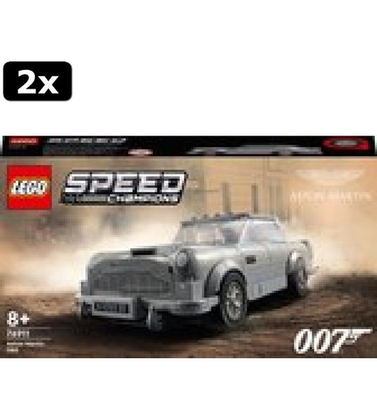 2x LEGO Speed Champions 007 Aston Martin DB5 - 76911