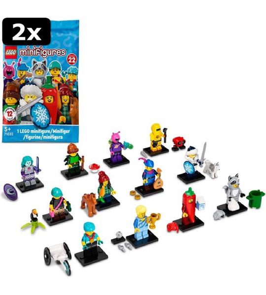 2x LEGO¬Æ Minifiguren Serie 22 - 71032