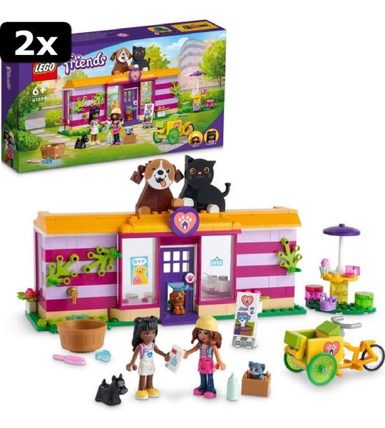 2x LEGO Friends Huisdierenadoptie Caf√© - 41699