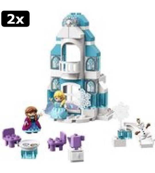 2x LEGO DUPLO Disney Frozen IJskasteel - 10899
