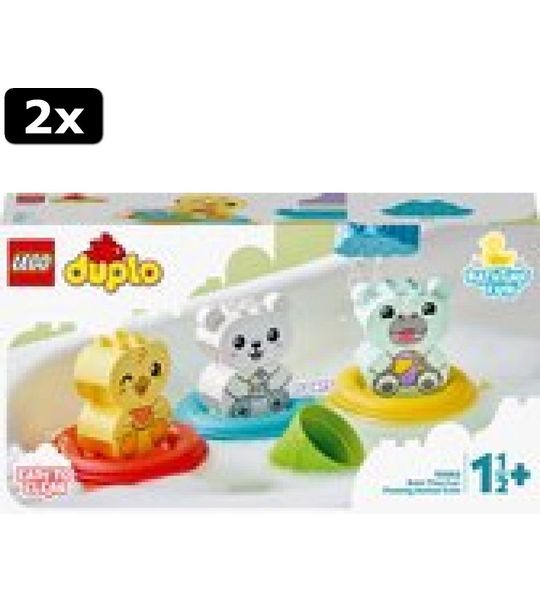 2x LEGO DUPLO Mijn eerste pret in bad: Drijvende Dierentrein - 10965