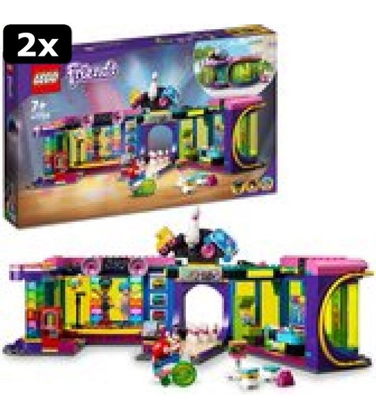 2x LEGO Friends Rolschaatsdisco speelhal - 41708