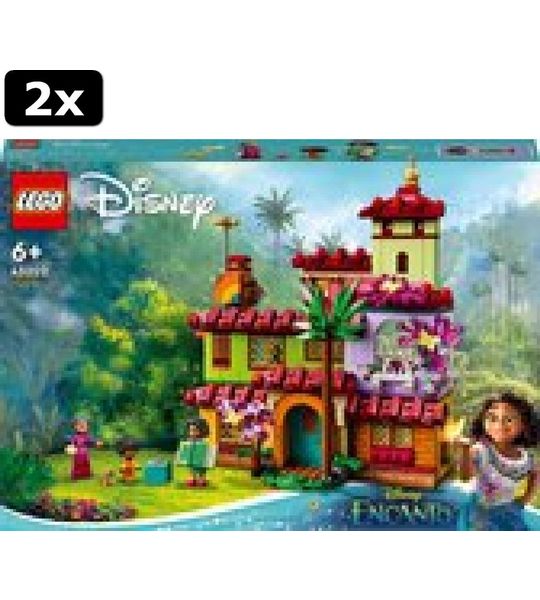 2x LEGO Disney Encanto Het Huis van de Familie Madrigal - 43202