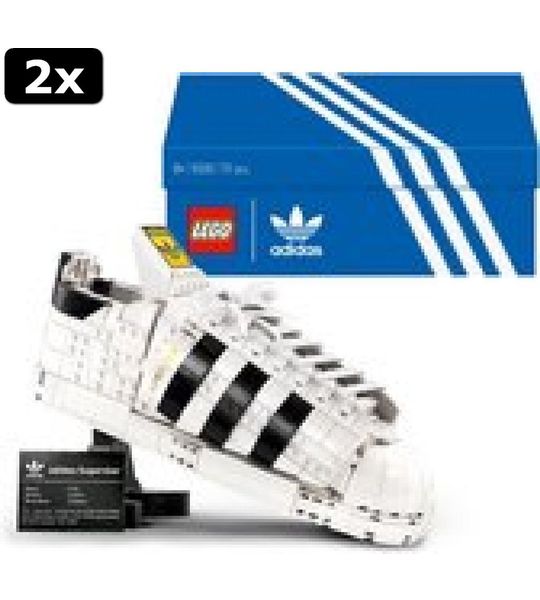 2x LEGO Adidas Originals Superstar - 10282