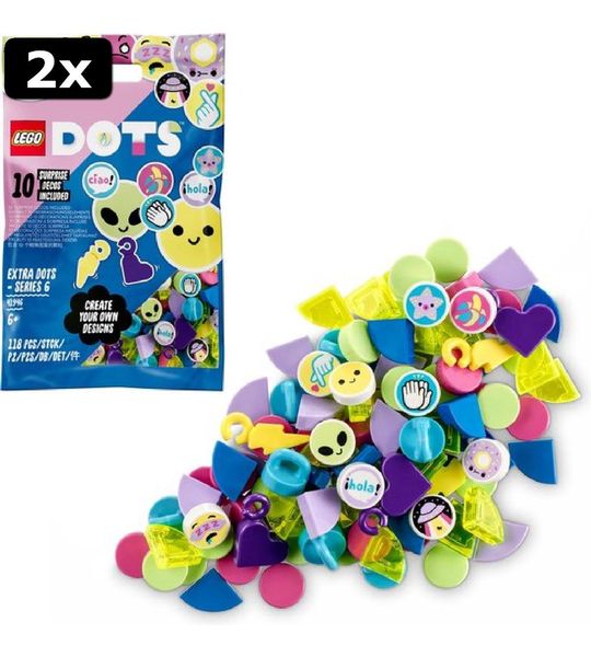 2x LEGO DOTS Extra DOTS Serie 6 - 41946