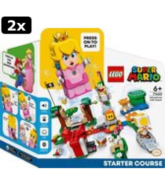 2x LEGO Super Mario Avonturen met Peach startset - 71403