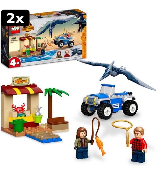2x LEGO Jurassic World Achtervolging van Pteranodon - 76943