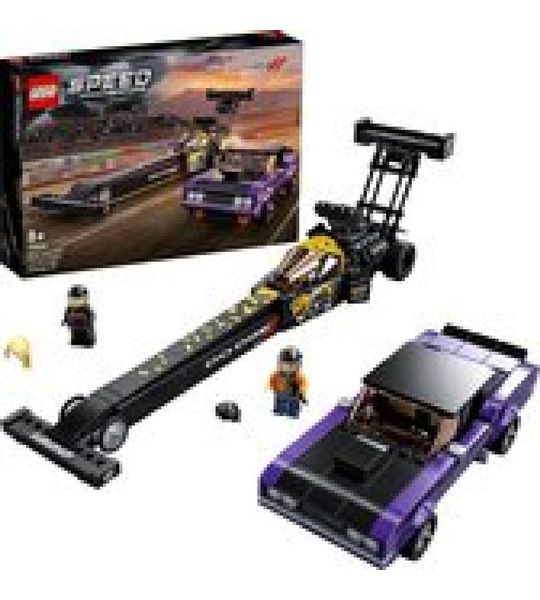 LEGO Speed Champions Mopar Dodge//SRT Top Fuel Dragster en 1970 Dodge Challenger T/A - 76904