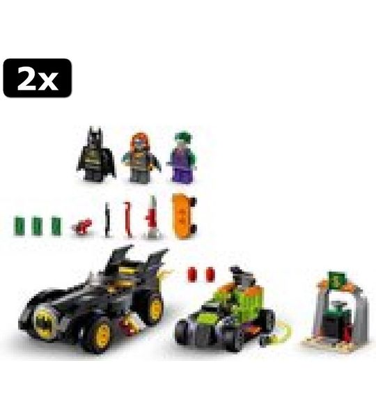 2x LEGO 4+ Batman vs. The Joker: Batmobile Achtervolging - 76180