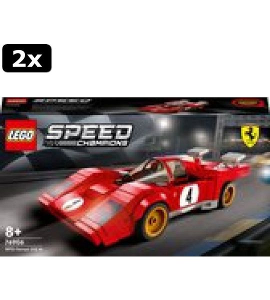 2x LEGO Speed Champions 1970 Ferrari 512 M - 76906